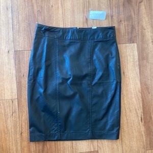 Forever 21 NWT knee length faux leather skirt—super classy and cute!